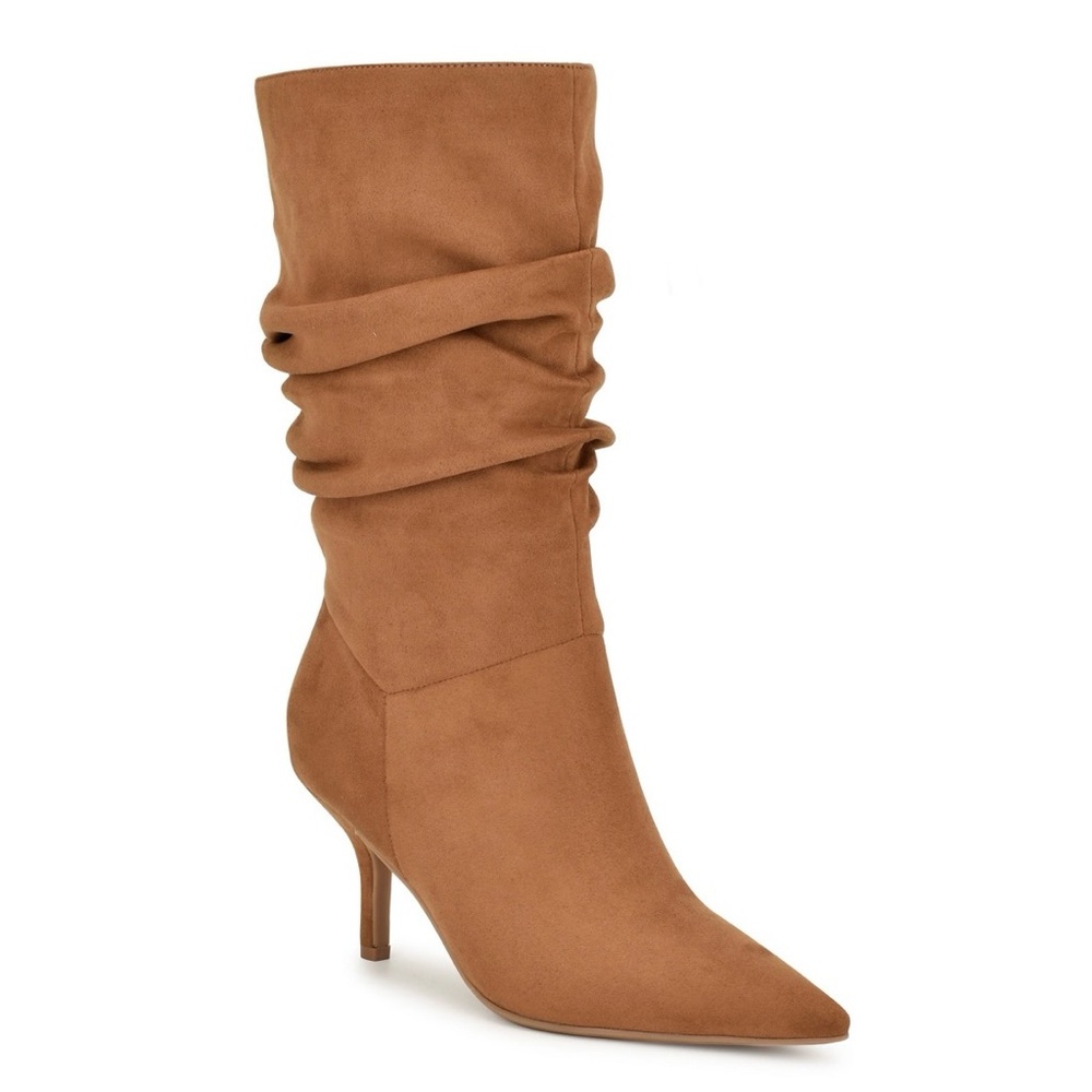 NIB Nine West Melson Dress Boots Brown Size 9.5